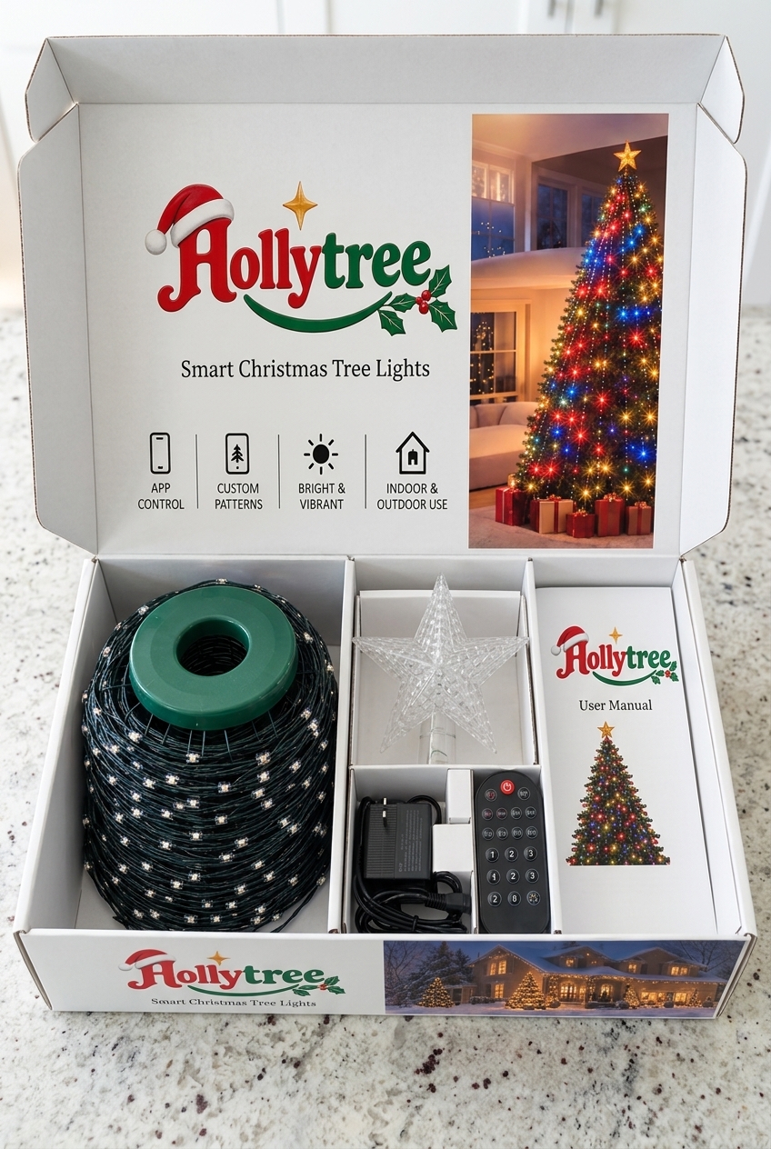 Hollytree lights in Taresa B.'s home